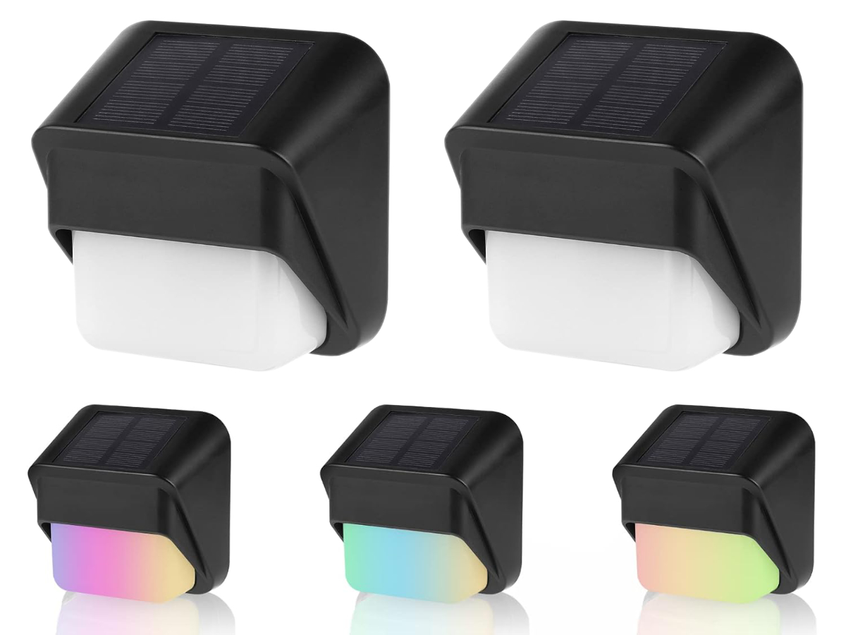 2x lampa elewacyjna solarna